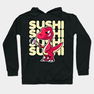 Dinosaur Sushi Nigiri Kawaii Neko Anime Japanese product Hoodie